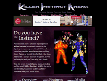 Tablet Screenshot of killerinstinct.gamebub.com